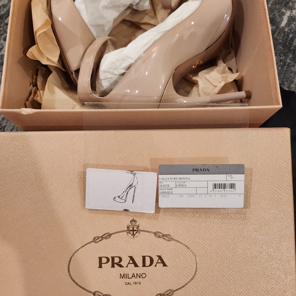 Prada blush heels size 37 from shop in Florence - Picture 12 of 13